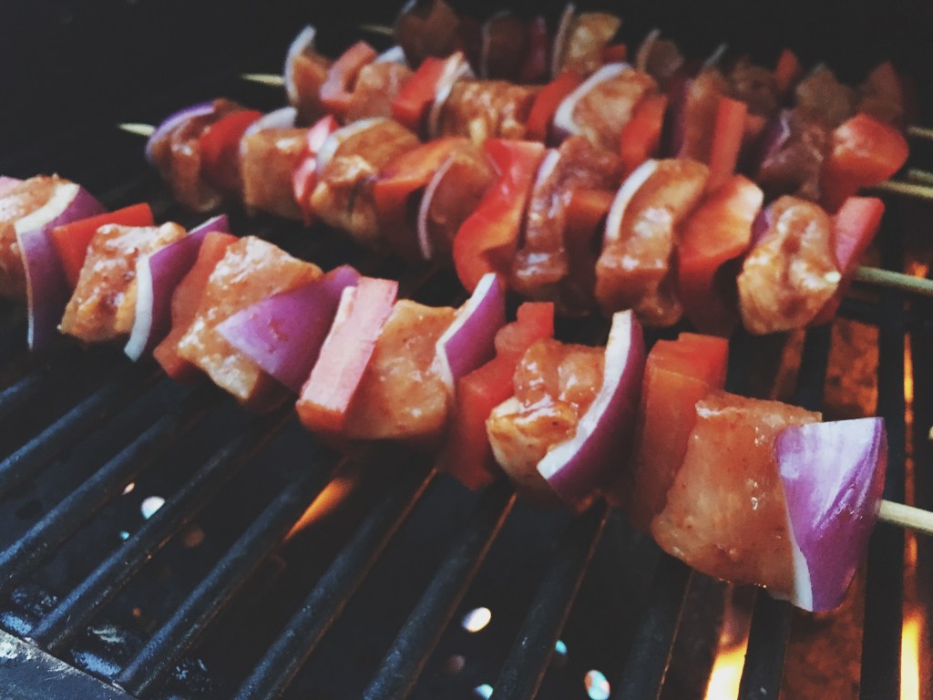 A Taste of Summer: Grilled Honey Chipotle Pork&nbsp;Kebabs